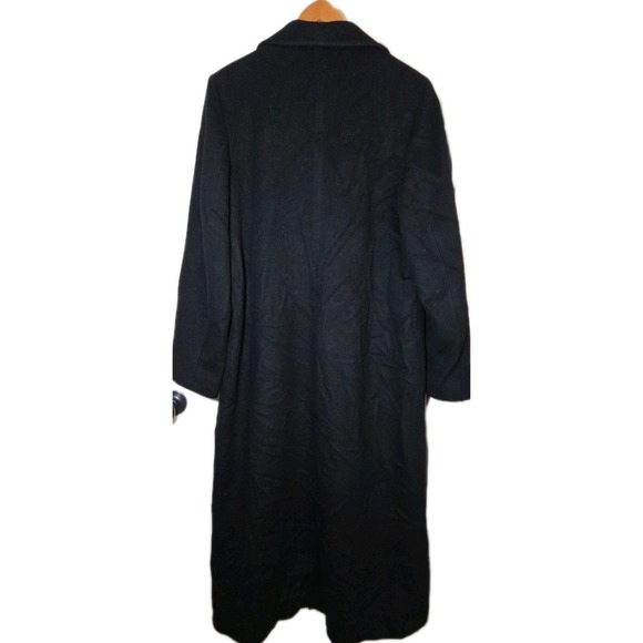 Fleurette Wool Cashmere Long Coat Sz 16 Preppy Minimalist Luxury Staple Classic - Picture 3 of 14